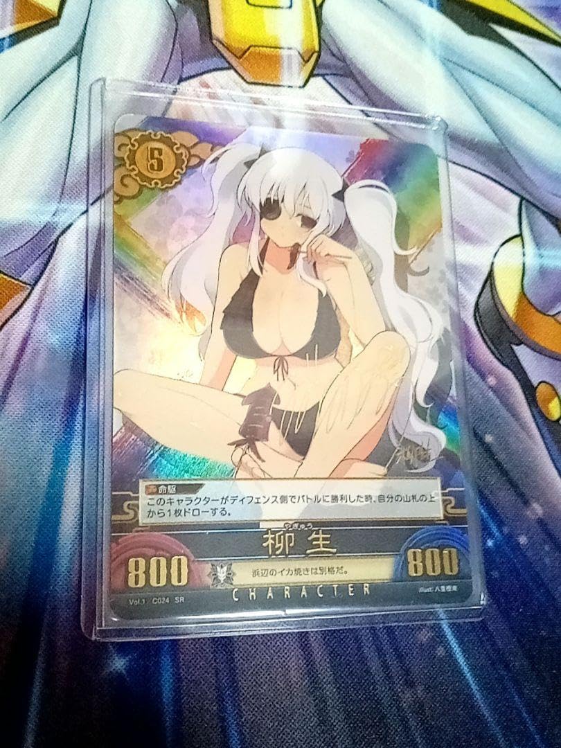 閃乱カグラ アンリミテッドヴァーサス （柳生） 箔押しサイン 水橋かおり 閃乱カグラ アンリミテッドヴァーサス （柳生） 箔押しサイン